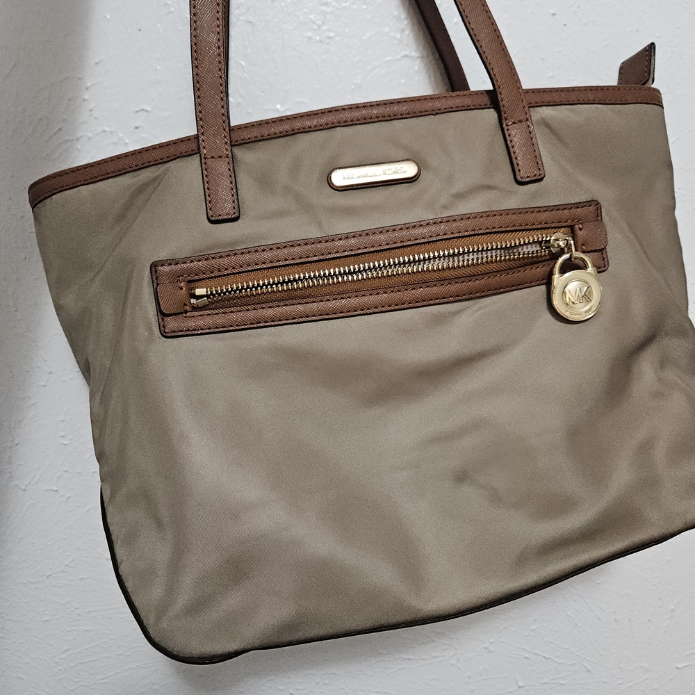 Michael Kors Tan and Brown Women's Bag